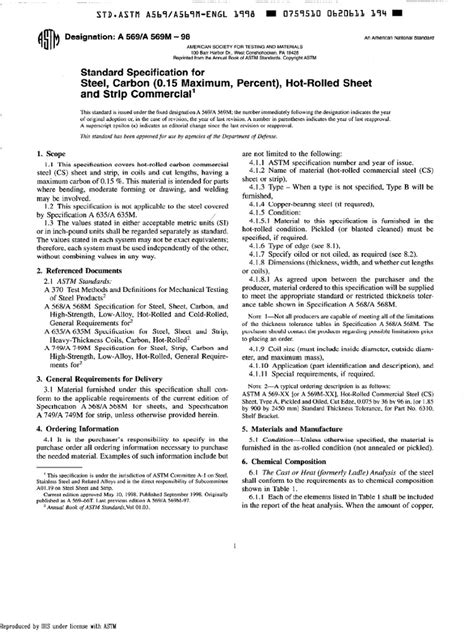 a569 sheet metal|astm a569 pdf.